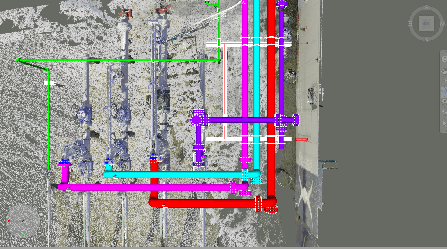 Oil facility scanning project