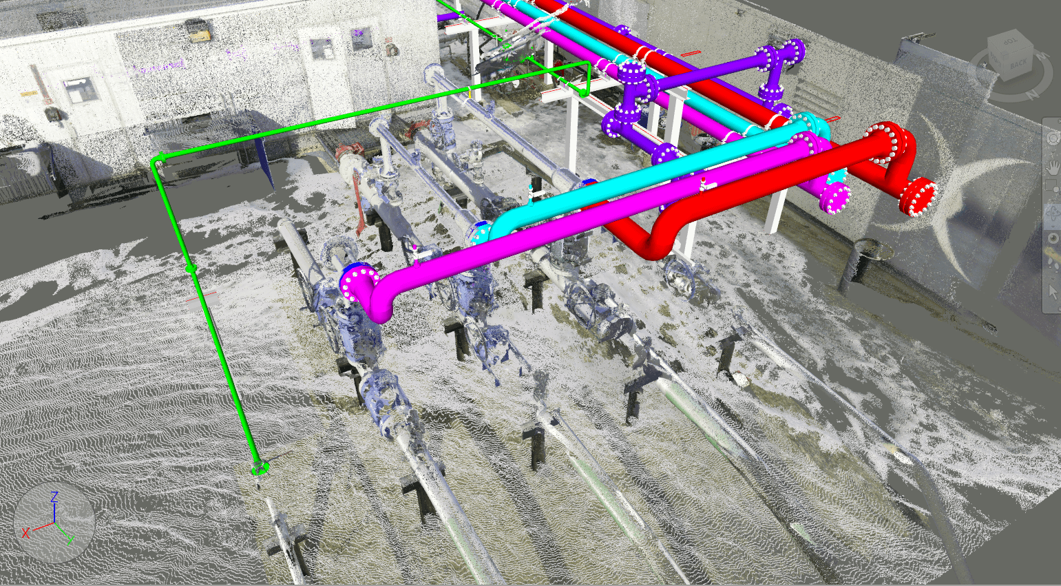 Oil facility scanning project
